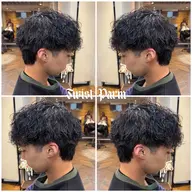 メンズカット+ツイストorスパイラルor波巻きパーマ＋トリートメント