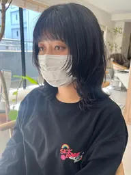 【平日限定】ウルフスタイルカット+ケアカラー+頭皮ケア+クイックトリートメント¥7000[仙台]