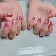 ラメグラデーションスカルプ　オフなし（マシンケア）