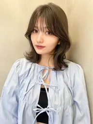 【ブリーチなしで透明感🩵ྀི】ブリーチなしダブルカラー+うる艶トリートメント💎⸝⋆(ブリーチなしダブルカラー/韓国)