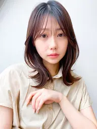 【平日14時まで】カット＋艶カラー🌸 ¥7920