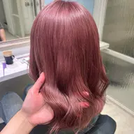 【リタッチのみ💘】ブリーチリタッチ➕オンカラー➕3stepトリートメント🍓🎈