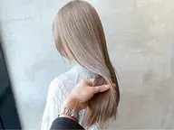 【実質トリートメント無料❣️】ケアブリーチ込み🎉ケアダブルカラー &最新3ステップシルクトリートメント【Wカラー】