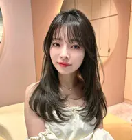 【オススメNo.1メニュー✨】🌈話題の艶N.ルフレカラー＋似合わせ小顔カット＋極上シルキートリートメント🌈