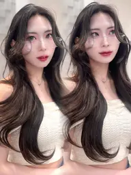 ♡【人気𝐍𝐨. 𝟏￤色持ちUP】カット+ケアカラー+トリートメント ¥12100 ♡