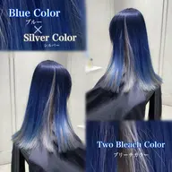 🎐🫧インナーカラー限定🎐🫧リタッチブリーチ+カラー+トリートメント