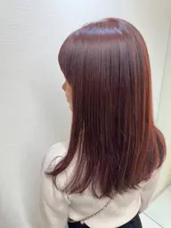 【12月限定】〖人気No.1〗カット+ケアカラー+3STEPトリートメント