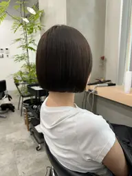 【リピート率No.1メニュー🌟】メンテナンスカット+透明感カラー+最新ケアトリートメント＊ボブスタイルが人気＊