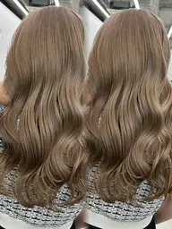 🐬1回ブリーチ透明感カラー➕カット‪✂︎‬🐬