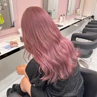 【ハイトーンピンク必見♡】ケアブリーチ2回+オンカラー+ストレートorコテ巻き仕上げ🫧