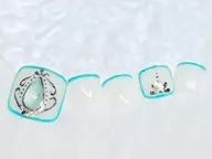 FootデザインCコース(片足デザイン3~5本程度)