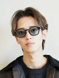 メンズカット＋ダブルブリーチ＋カラー＋トリートメント