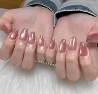 長さだし10本+美玉、水光マグネットネイル