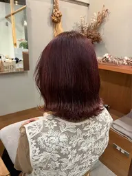 【ヘッドスパ付】カラー🪄+トリートメント🫧+長さ料金✂️ ロコミキャンペーン中✨💌 『土日祝+1100』