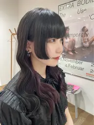 透明感ダブルカラー🖤(ブリーチあり)