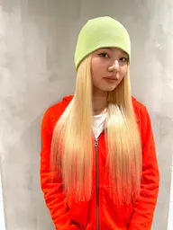 🤍エクステカット無料🤍ダブルカラー（ブリーチ🆗）&プルエクステ50本​〜​🎀