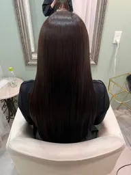 期間限定特価‼️【大人気の艶髪プラン⭐️】最高級Aujua(オージュア)トリートメント+ブロー+前髪カット ¥5500