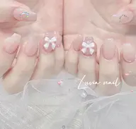 【新店再開/ミニモ限定】💕ワンカラー/ラメグラ+パーツ2本(オフ込)✨仕上がり写真＆口コミ大募集！