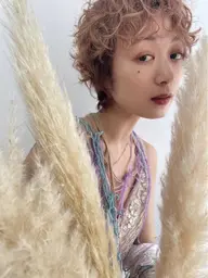 【ボブ/ショートにおすすめ】カット＋カラーリング＋ニュアンスパーマ＋ヘアマスクトリートメント