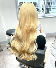 【🌻根元が伸びた方🌻】ブリーチリタッチ＋カラー＋高保湿トリートメント/髪質改善/韓国ヘア/メンズ/暖色