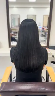 透明感カラー+ハホニコトリートメント 🩵.*･ﾟ