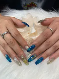 💅【✨長さ出し➕②本アートデザイン✨】