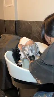 ヘッドスパ（30分）育毛効果やボリュームアップ、頭痛、眼精疲労、肩こりetcお悩みの方是非一度お試しください！