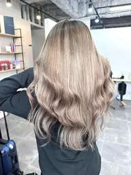 【女性限定👸】カラー+『最高級品質人毛100%【Lエクステ】』60本で長さ足し