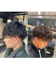 メンズカット＋ツイスパor波巻きパーマ