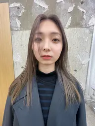 【🟡ブリーチなしで🟡】🫧透明感カラー🫧+すぐに実感できるうる艶トリートメント🎶