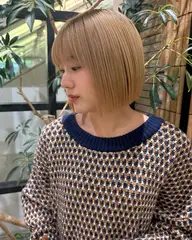 【　撮影モデル　】ボブ、レイヤーボブ限定‼️Aujua質感ケアトリートメント付き✨
