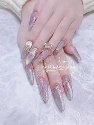 スカルプ10本と持ち込みデザインコース　初回ジェルネイルオフ無料　角質ケア込み15470