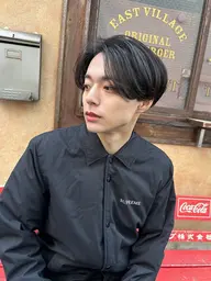 爽やかメンズカット+特殊パーマ