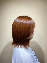 ☁️ブリーチなしワンカラー＋トリートメント（白髪染めも🙆‍♀️）☁️