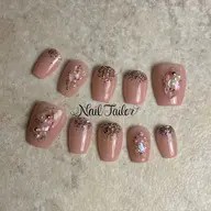 オーダーチップ(ブライダル👰♀️入学式🌸卒業式👩🎓成人式👱🏻♀️お出かけ)お爪のサイズにピッタリ♪