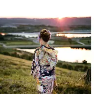 振袖着付け＋ヘアセット(和髪可) 9:00前は早朝料金1h+¥1100※成人式当日は¥30800