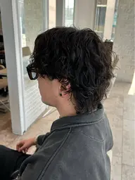 メンズカット+パーマ