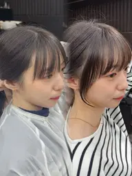 🌈【朝の準備が楽に】前髪+顔周り縮毛矯正+顔周りカット🌈