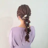 【7:00〜8:00】ヘアセット