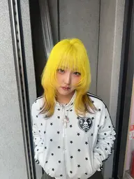 🍮✨根元がプリンで悩んでいる方必見✨🍮  リタッチブリーチ➕髪質改善カラー➕最高級ダイヤモンドトリートメント