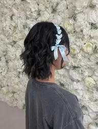 レースアップ リボン編み込み🎀