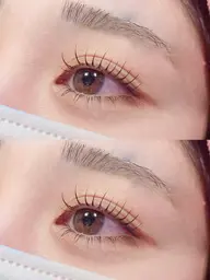 まつげパーマ上下