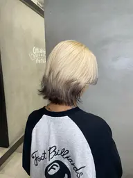 💖y2k系統に大人気デザインカラー💖ダブルカラー+フルカラー(デザインカラー)+髪質改善