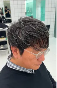 【男性限定】白髪を活かすハイライト🧔🏻‍♂️🔥