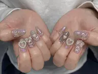 人気・ワンホン、韓国ネイルやり放・付け放題コース¥8500