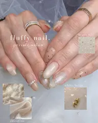 【オフなし⭐︎】お持ち込みデザイン🎀トレンド（6本アート）フリーアート、パーツ込み→¥7,800