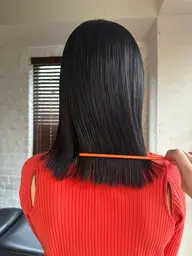 ✨くせ毛さん必見✨【地毛風ストレート】カット➕縮毛矯正➕トリートメント