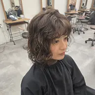 ✂カット+カラー+水パーマ+トリートメント🫧