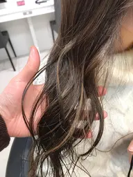 🌹カット+極細ハイライトカラー+全体イルミナカラー+ケアトリートメント