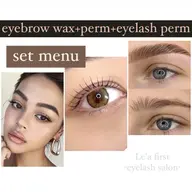 【🥸set menu】🤎パリジェンヌラッシュリフト+ふんわり立ち上げ眉毛パーマ